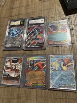 Pokemon huge card lot graded cards hundreds of rares different years big $$$$$ - Image 1