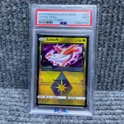 Latias 107 Prism Star Holo Celestial Storm PSA 9 Pokemon Card - Image 1