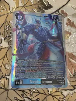 Digimon Card Game Neptunemon BT24-030 SR Super Rare Time Stranger - Image 1