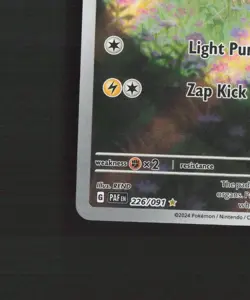 Pawmi 226/091 Paldean Fates Full Art Ultra Rare Holo Pokemon Card NM - Image 5