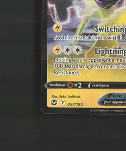Regieleki V 057/195 Silver Tempest Ultra Rare Holo Pokemon Card NM - Image 5