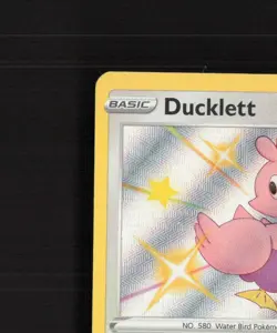 Ducklett SV095/SV122 Shining Fates Shiny Holo Rare Pokemon Card NM - Image 3