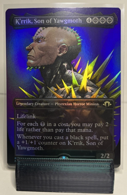 K'rrik, Son of Yawgmoth (Borderless) Modern Horizons 3 Foil - Image 1