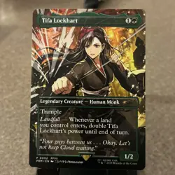 MTG Final Fantasy Pro Tour Qualifier Promo EN Tifa Lockhart #002 - Image 1