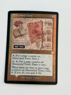 Mazemind Tome - MTG -BBR serialized / serial numbered 169/500 FOIL - NM - Image 1