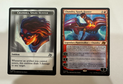 Chandra, Spark Hunter + Emblem/Vehicle - NM - Aetherdrift - Magic: the Gathering - Image 1