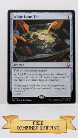 White Lotus Tile Avatar: The Last Airbender Regular - Image 1