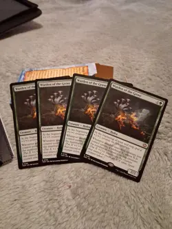 x4 Warden of the Grove TDM Tarkir Dragonstorm MTG 166 RARE M/NM 4x - Image 1