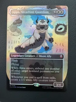 Appa, Steadfast Guardian (Borderless) Avatar: The Last Airbender Foil - Image 1