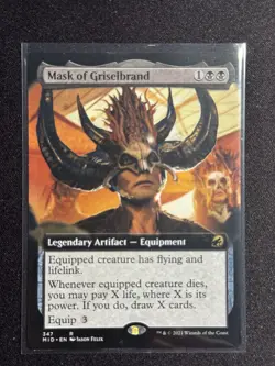 Innistrad: Midnight Hunt Mask of Griselbrand (Extended Art) #347 MTG NM - Image 1