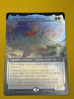 Aang, Airbending Master Extended Art Foil #171 TLE Avatar Eternal MTG - Image 1