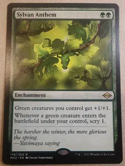 Sylvan Anthem - Modern Horizons 2 #176 Regular Rare - Mtg - Image 1