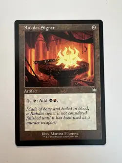 Rakdos Signet - RETRO FRAME - MTG The Brothers' War: Commander - NM - Image 1