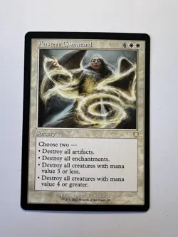 Austere Command - RETRO FRAME - MTG The Brothers' War: Commander - NM - Image 1