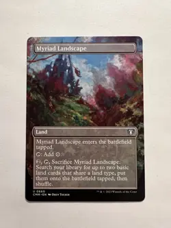 Myriad Landscape - BORDERLESS - MTG Commander Masters - NM - Image 1