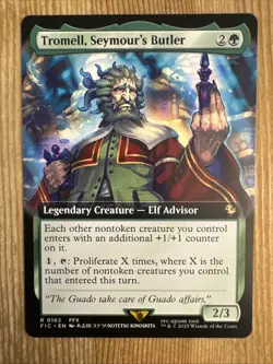 Tromell, Seymour's Butler - Extended Art NM MTG Non-foil - Image 1