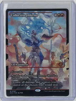 2026 MTG Lorwyn Eclipsed - Collective Inferno Showcase Foil - Image 1