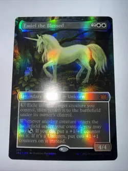 Emiel the Blessed (Borderless) Double Masters 2022 Foil - Image 1