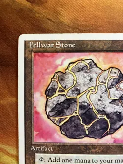 MTG Fellwar Stone Fourth Edition Moderately Played Condition Artifact Vintage!! - Image 3