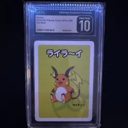2019 Pokemon Japanese Old Maid Raichu CGC Pristine 10 - Image 1