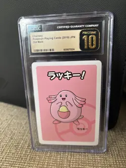 CGC 10 Pristine Chansey Old Maid 2019 Japanese Pokemon Card - Image 1