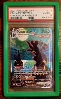 Pokemon 2021 Umbreon VMAX 215/203 Alt Art Evolving Skies GEM MINT PSA 10 - Image 1