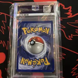 1999 POKEMON BASE SET UNLIMITED #5 CLEFAIRY-HOLO PSA 7 - Image 2