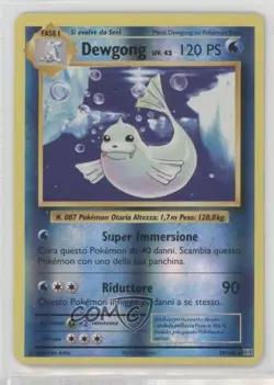 Dewgong Italian Reverse Foil Pokemon XY Evolutions 20th Anniversary #29 - Image 1