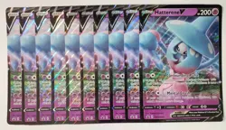 X10 JUMBO OVERSIZED Hatterene V - SWSH055 - Pokemon Card - Champions Path Promo - Image 1