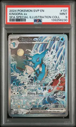 2024 POKEMON SVP PROMO SPECIAL ILLUSTRATION COLLECTION #131 KINGDRA EX PSA 9 - Image 1