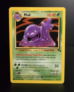 Pokemon TCG - MUK - 28/62 - RARE - UNLIMITED - FOSSIL (1999) - WOTC - LP - Image 1
