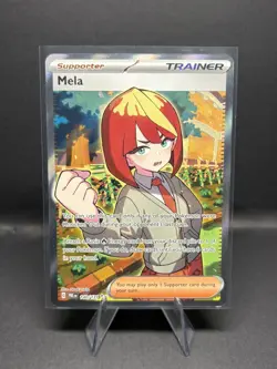 Mela Full Art Ultra Rare 140/131 Pokemon Prismatic Evolutions Near Mint - Image 1