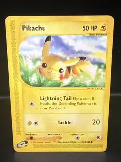 Pokemon Pikachu 124/165 Expedition Base Set Regular - Image 1