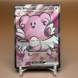 Blissey EX 201/167 Twilight Masquerade Ultra Rare Full Art Pokemon TCG - Image 1