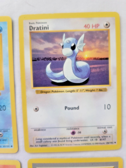 Pokemon 1999 Shadowless Base Set 6 Lot Staryu-Starmie, Charmeleon, Dratini (MP) - Image 5