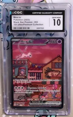 Pokemon CGC 10 Mew Ex Black Star Promo From Ultra Premium Collection - 053 - Image 1