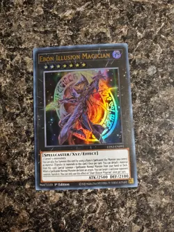 Yugioh Ebon Illusion Magician - LDS3-EN091 - 1st Ed. Ultra Rare - NM - Image 1