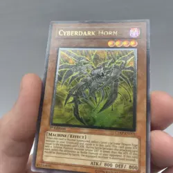 Yugioh Cyberdark Horn CDIP-EN001 Ultimate Rare 1st Edition - Image 2