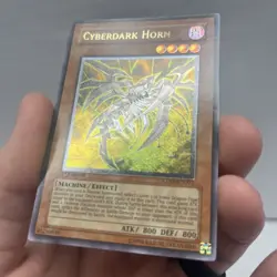 Yugioh Cyberdark Horn CDIP-EN001 Ultimate Rare 1st Edition - Image 4