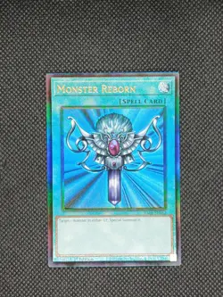 Yu-Gi-Oh! Monster Reborn #RA03-EN052 Prismatic Ultimate Rare 1st Edition (NM) - Image 1