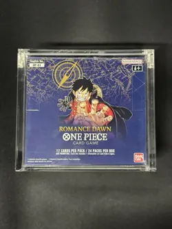 One Piece OP-01 Romance Dawn (Blue Bottom) Factory Sealed Booster Box - Image 1