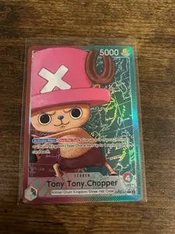 Bandai One Piece Card Game Holo Character Leader Lot Nami Rob Lucci Chopper - Image 4