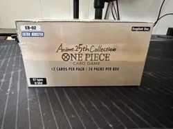 One Piece TCG: Anime 25th Anniversary Collection Extra Booster Box [EB-02] - New - Image 3
