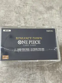 One Piece Romance Dawn Booster Box OP-01 Blue Bottom Sealed with Acrylic Case - Image 2