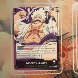 One Piece CCG Monkey.D.Luffy OP09-061 Leader English - Image 1