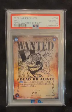 🔥 ONE PIECE PSA 10 LOT - NAMI OP09 SP ALT + WANTED SHANKS BUGGY LUFFY - JP - US - Image 3
