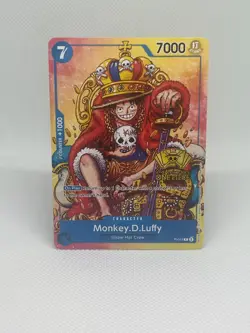 Monkey.D.Luffy (2nd Anniversary Stamped Promo) P-043- One Piece TCG English - Image 1