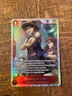 Bandai One Piece CCG Monkey.D.Luffy OP14-013 SR - Image 1