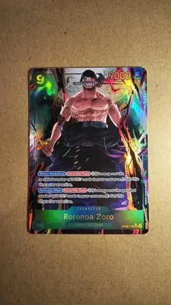 Roronoa Zoro (Alternate Art) OP06-118 Wings of the Captain Foil - Image 1