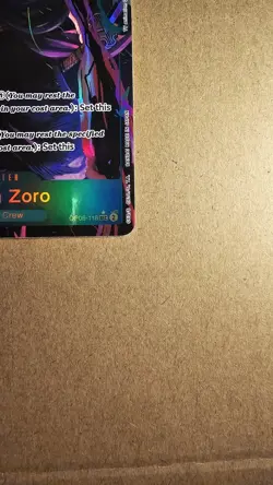 Roronoa Zoro (Alternate Art) OP06-118 Wings of the Captain Foil - Image 3